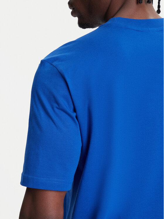 adidas adidas Majica Essentials Small Logo JF1094 Modra Regular Fit