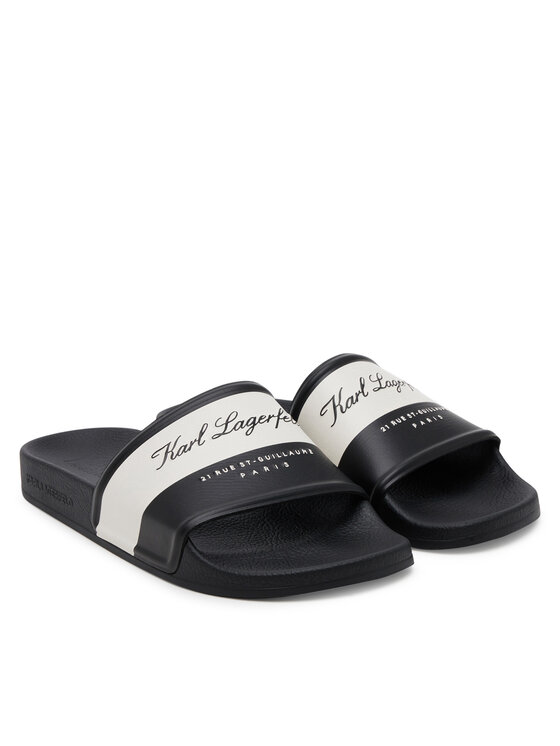 KARL LAGERFELD Iešļūcenes KARL LAGERFELD Kondo 2.0 KL80923 Melns
