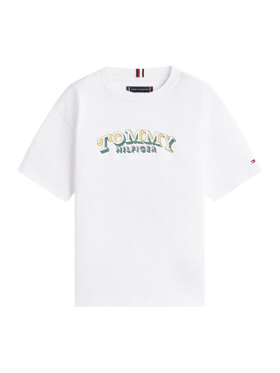 Tommy Hilfiger Tommy Hilfiger Camiseta KB0KB10267 Blanco Regular Fit