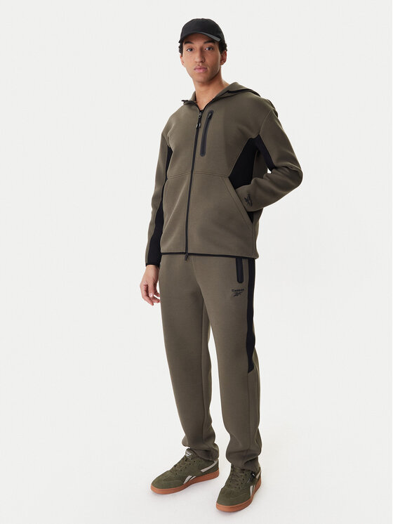 Reebok Reebok Παντελόνι φόρμας Andrews RK25545CCM Πράσινο Regular Fit
