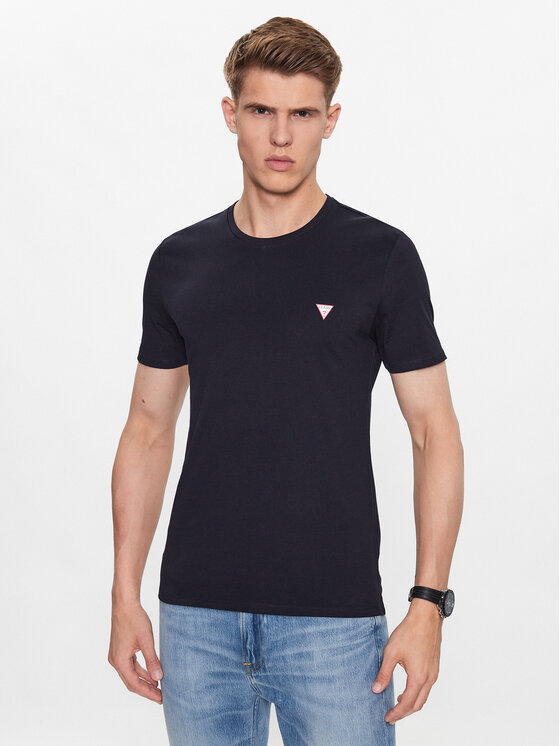 Guess Guess Футболка M2YI36 I3Z14 Cиній Slim Fit