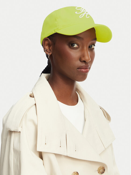 Tommy Hilfiger Шапка с козирка Tommy Hilfiger Logo Embroidery Baseball Cap AW0AW18338 Зелен