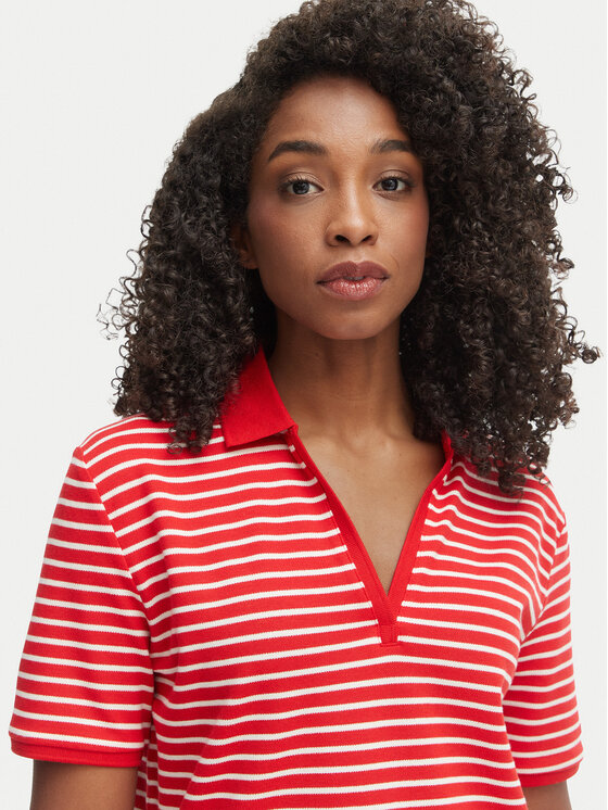Tommy Hilfiger Tommy Hilfiger Polo WW0WW48720 Rojo Relaxed Fit