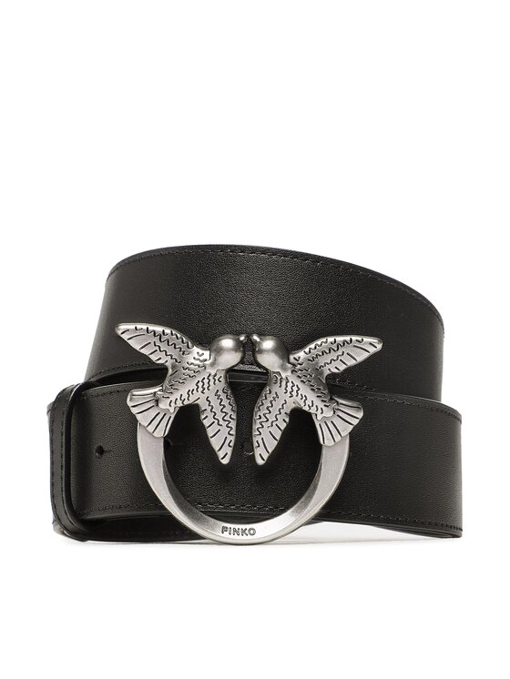 PINKO Ремінь PINKO Love Berry H4 Belt PE 23 PLT01 100120 A0F1 Чорний