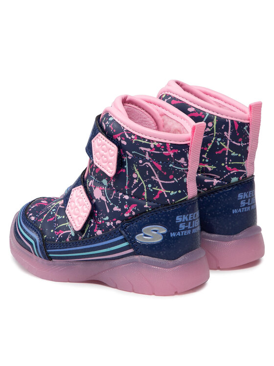 Skechers Μπότες Χιονιού Skechers Power Paint 302653N/NVMT Σκούρο μπλε