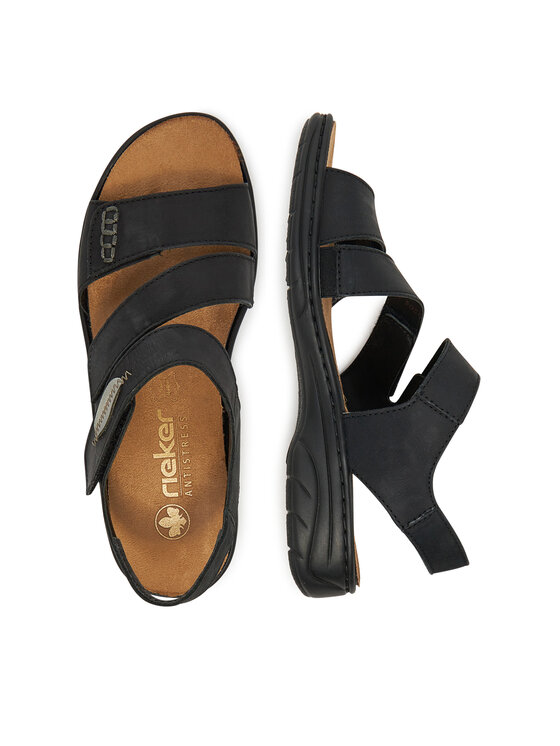 Rieker Sandales Rieker 64573-00 Melns