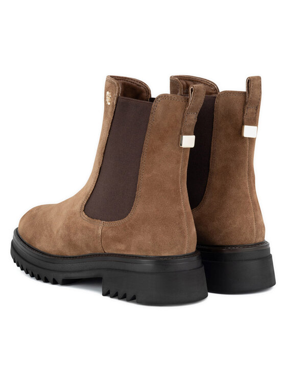 MEXX Kotníková obuv s elastickým prvkem MEXX MX/004C-WB Hnědá