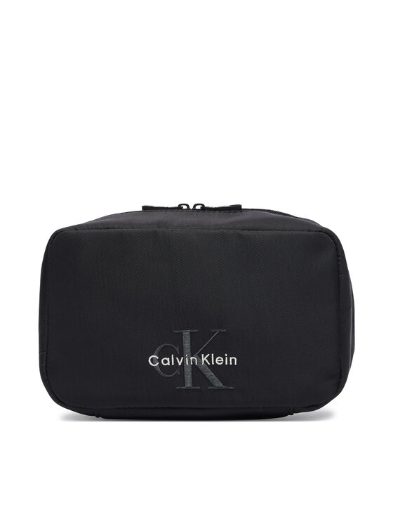 Calvin Klein Kozmetická taštička Calvin Klein Bold Washbafg LV04D1301G Čierna