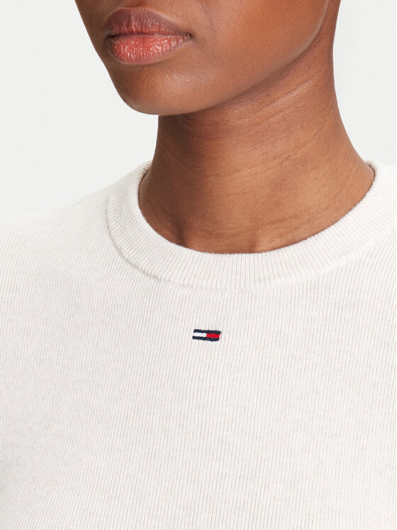 Tommy Jeans Tommy Jeans Majica Essential DW0DW19336 Bež Regular Fit