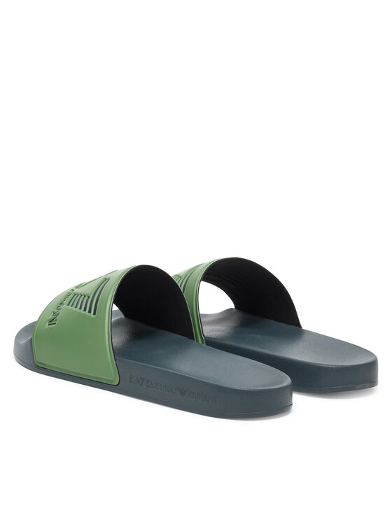 EA7 Emporio Armani Klapki EA7 Emporio Armani 7X000108 AF15118 M8132 Zielony