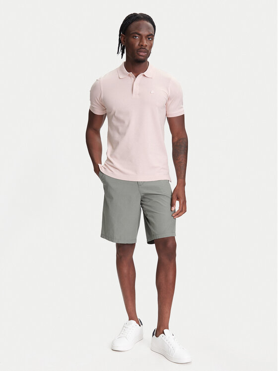 United Colors Of Benetton United Colors Of Benetton Polo 3WG9U301Z Ružičasta Slim Fit
