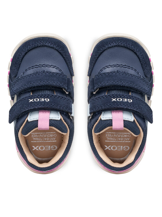 Geox Sneakersy Geox B Iupidoo Girl B3558C 05422 C0965 Tmavomodrá
