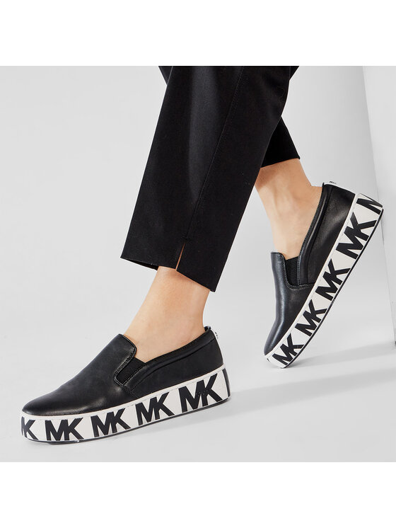 MICHAEL Michael Kors Tenis superge MICHAEL Michael Kors Trent Slip On 43S1TNFP1L Črna