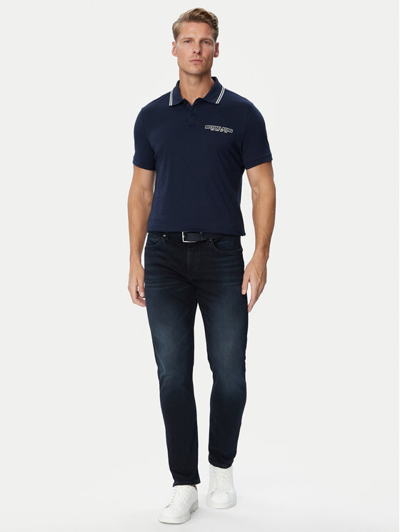 MICHAEL Michael Kors MICHAEL Michael Kors Polo CF6536S19P Azul marino Regular Fit