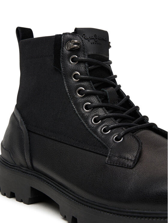 Pepe Jeans Черевики туристичні Pepe Jeans Ryan Mix M PMS500004 Чорний