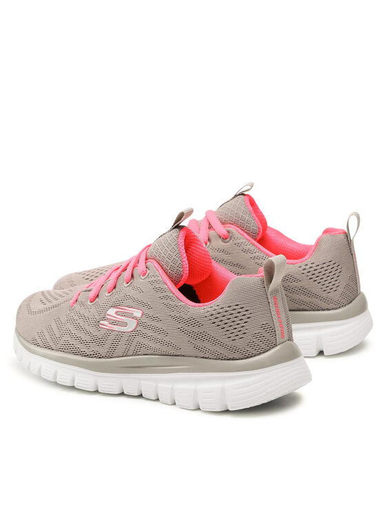 Skechers Sneakersy Skechers Get Connected 12615/GYCL Šedá