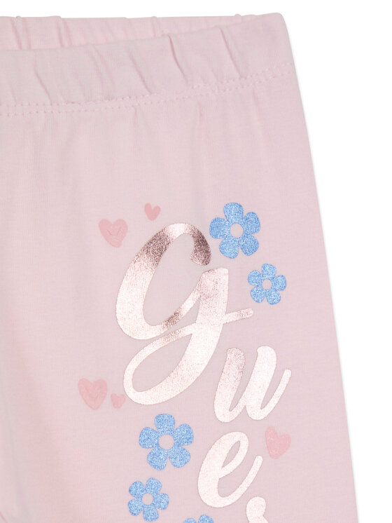 Guess Guess Легінси K6RB04 J1314 Рожевий Slim Fit