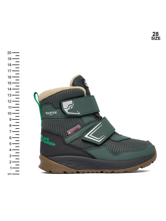 Jack Wolfskin Снігоходи Jack Wolfskin Polar Bear B Texapore Mid VC K A62144 E0206 Зелений