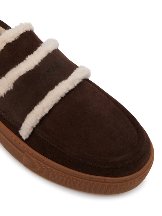 Inuikii Polobotky Inuikii Shearling Loafer 2006.003.0011 Tmavě hnědá