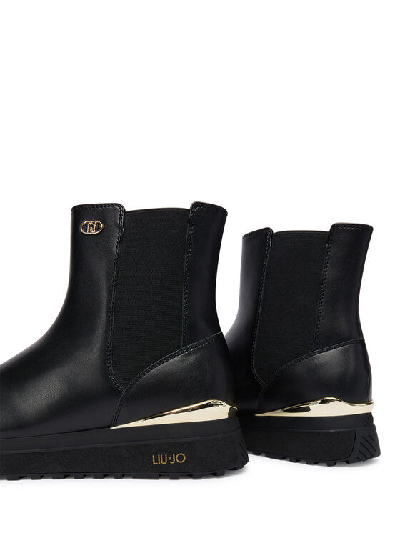 Liu Jo Kotníková obuv s elastickým prvkem Liu Jo Maxi Wonder 95 BF5001 PX241 Černá