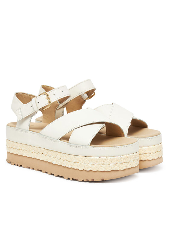 Ugg Босоніжки Ugg W Aubrey Ankle Strap 1169650 Écru