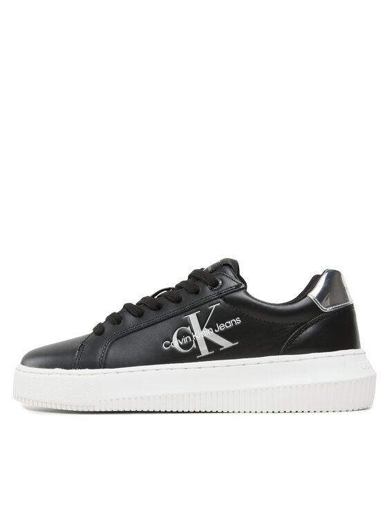 Calvin Klein Jeans Sneakersy Calvin Klein Jeans Chunky Cupsole Mono Lth Wn YW0YW01224 Czarny