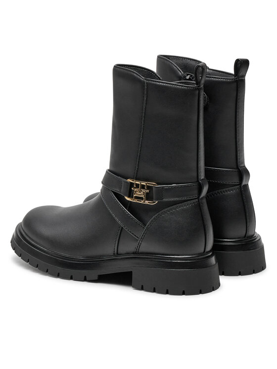 Tommy Hilfiger Botine Tommy Hilfiger T3A5-33574-1351 M Negru