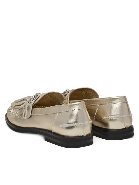 Eva Minge Čevlji brez vezalk Eva Minge PETUNIA-V1792-335-1 Zlata