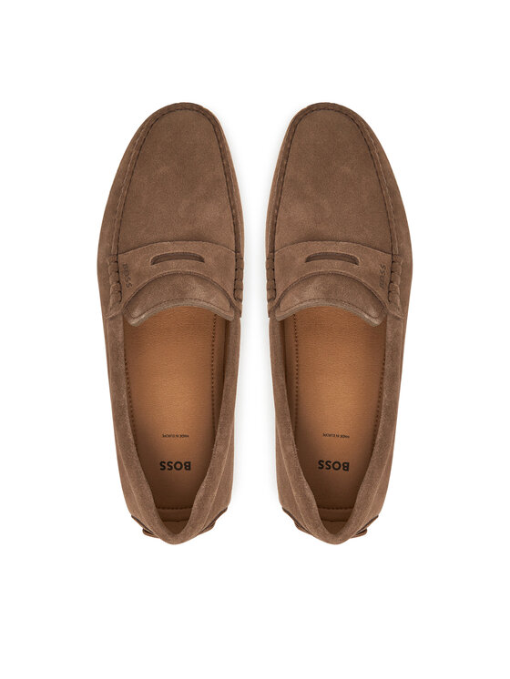 BOSS Mokasíny BOSS Noel_Mocc_sdpeb 50541750 Hnědá