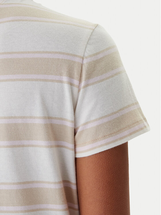 Tommy Jeans Tommy Jeans Camiseta DW0DW21834 Beis Regular Fit