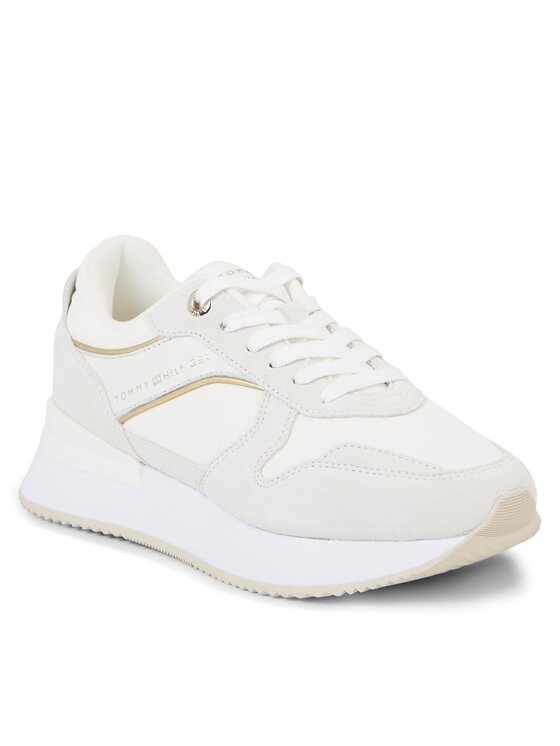 Tommy Hilfiger Superge Tommy Hilfiger Elevated Feminine Runner FW0FW07594 Bela