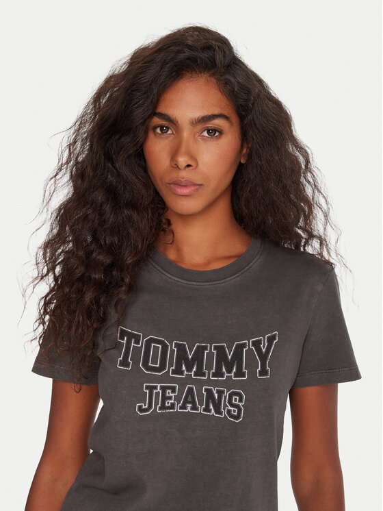 Tommy Jeans Tommy Jeans Camiseta Varsity DW0DW21966 Negro Regular Fit
