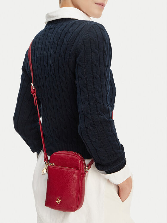 Beverly Hills Polo Club Kabelka Beverly Hills Polo Club C-BHPC-L-004-08 Červená