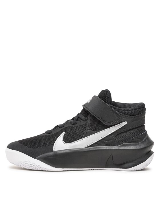 Nike Zapatillas de baloncesto Nike Team Hustle D 10 Flyease (GS) DD7303 004 Negro