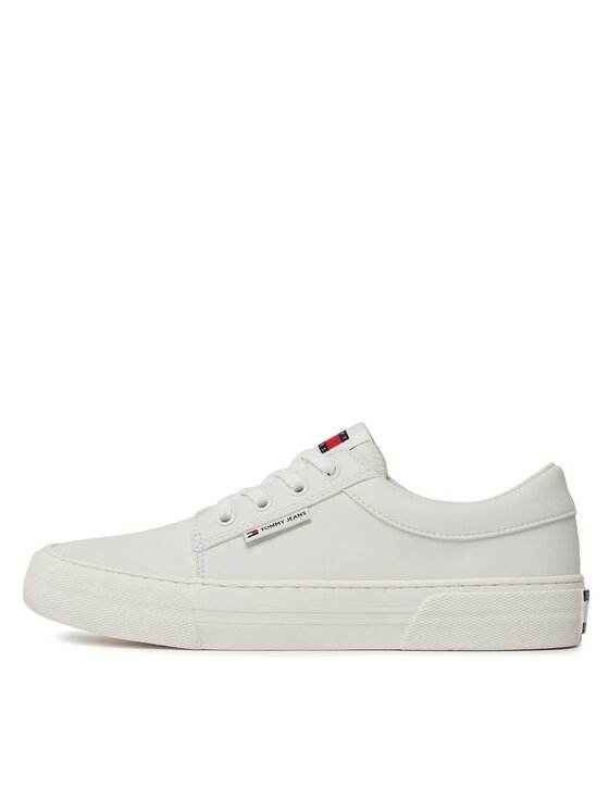 Tommy Jeans Sneakersy Tommy Jeans Tjm Vulc. Skate Derby Ess EM0EM01400 Écru
