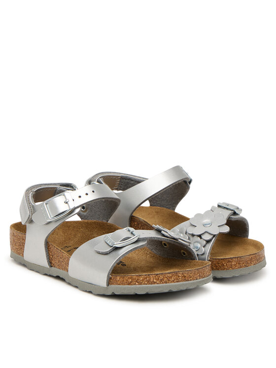 Birkenstock Босоніжки Birkenstock Rio As Flowers 1031702 S Срібний