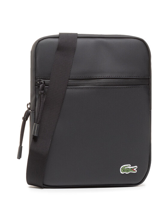 Lacoste Плоска сумка Lacoste M Flat Crossover NH3308LV Чорний