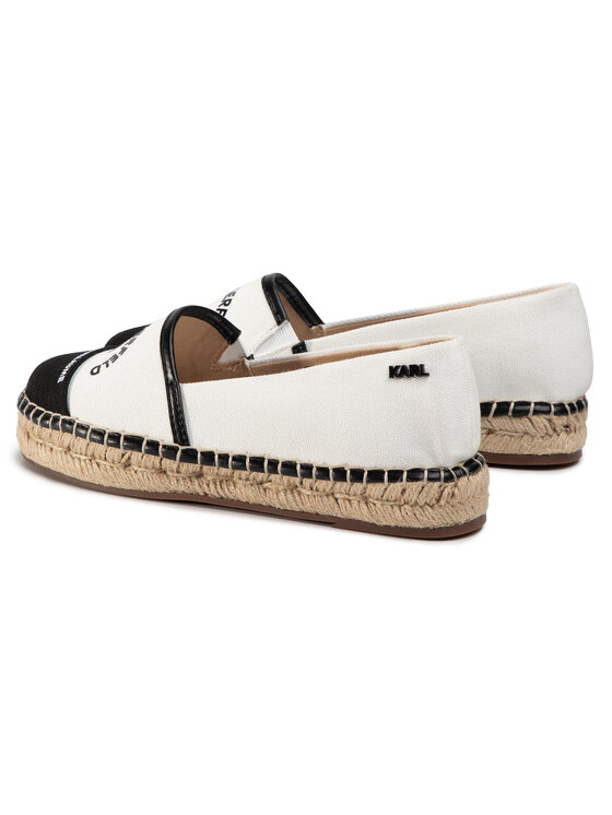 KARL LAGERFELD Espadrilky KARL LAGERFELD KL80108 Biela