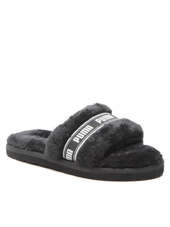 Puma Пантофи Puma Fluff 384937 01 Черен