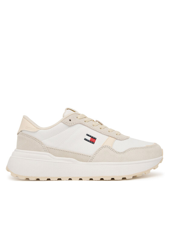 Tommy Jeans Laisvalaikio batai Tommy Jeans Modern Runner Mix EN0EN03100 Balta