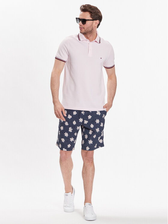 Tommy Hilfiger Tommy Hilfiger Polo 1985 MW0MW30750 Rosa Slim Fit
