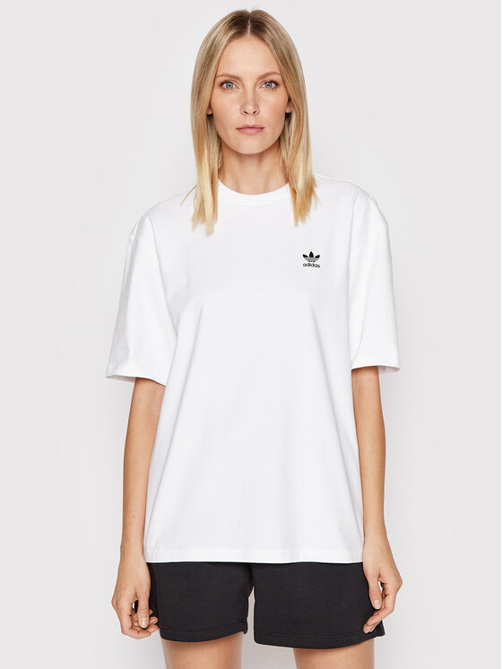 adidas adidas Marškinėliai Always Original Graphic HF2019 Balta Loose Fit