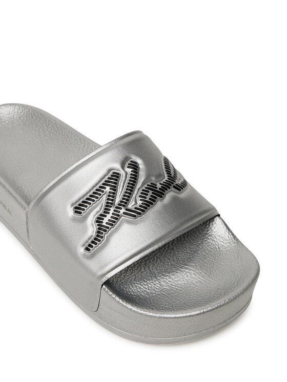 KARL LAGERFELD Шльопанці KARL LAGERFELD Kondo Maxi KL80872 Срібний