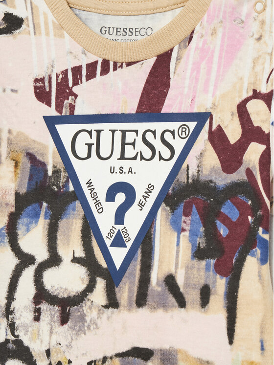 Guess Guess Футболка N5YI04 K8HM4 Кольоровий Regular Fit