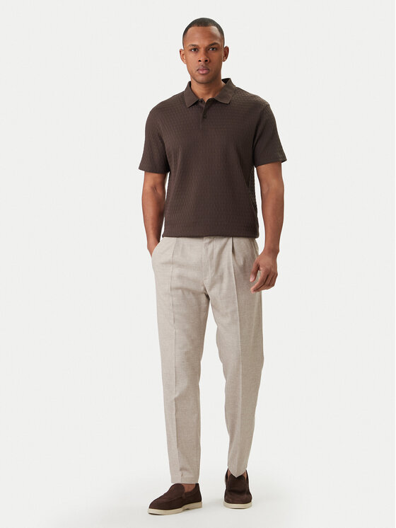 JOOP! JOOP! Polo Jorge 30101934 Marrón Slim Fit