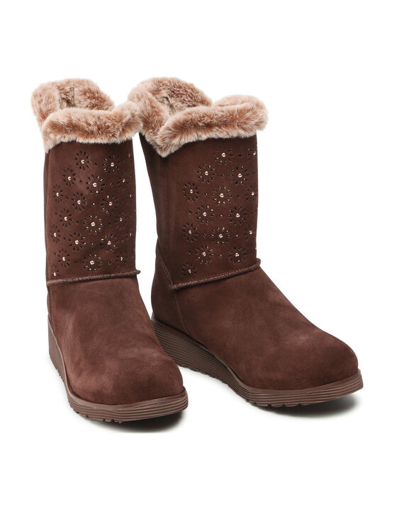Skechers Zimske čizme Skechers Lovely Stud 167115/BRN Smeđa
