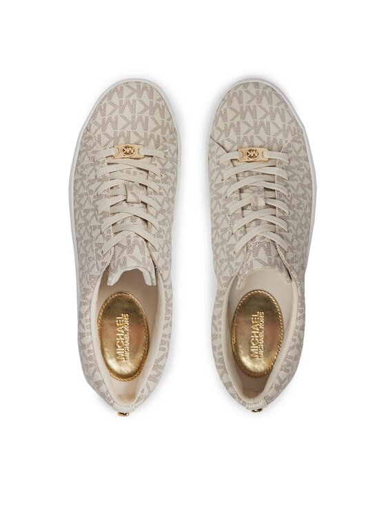 MICHAEL Michael Kors Snīkeri MICHAEL Michael Kors Keaton Lace Up 43R4KTFS1B Bēšs