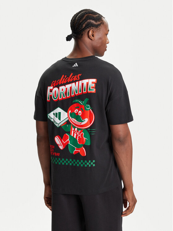 adidas adidas Футболка Fortnite Graphic JV7964 Чорний Loose Fit