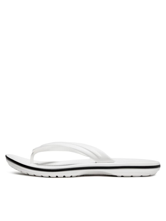 Crocs Čības uz pirksta Crocs Crocband Flip 11033 Balts