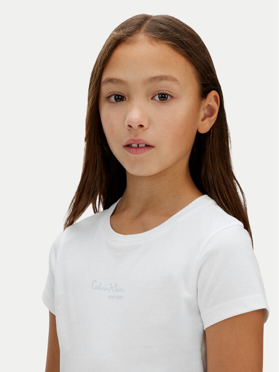 Calvin Klein Jeans Calvin Klein Jeans Camiseta Signature IG0IG03061 Blanco Regular Fit